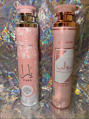 Bundle 2 Yara air freshener 300 ml and Ameerat prive rose air freshener 300 ml